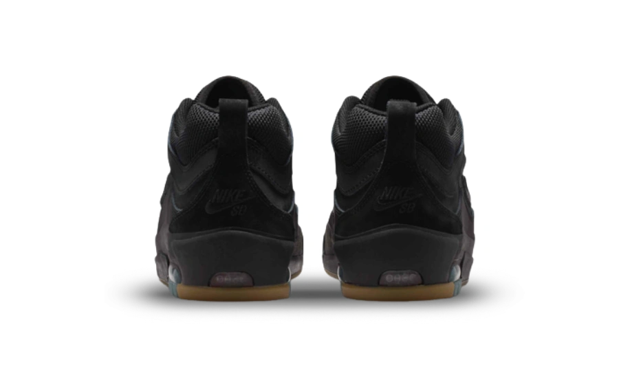 Nike SB Air Max Ishod Wair Triple Black Gum - Image 1