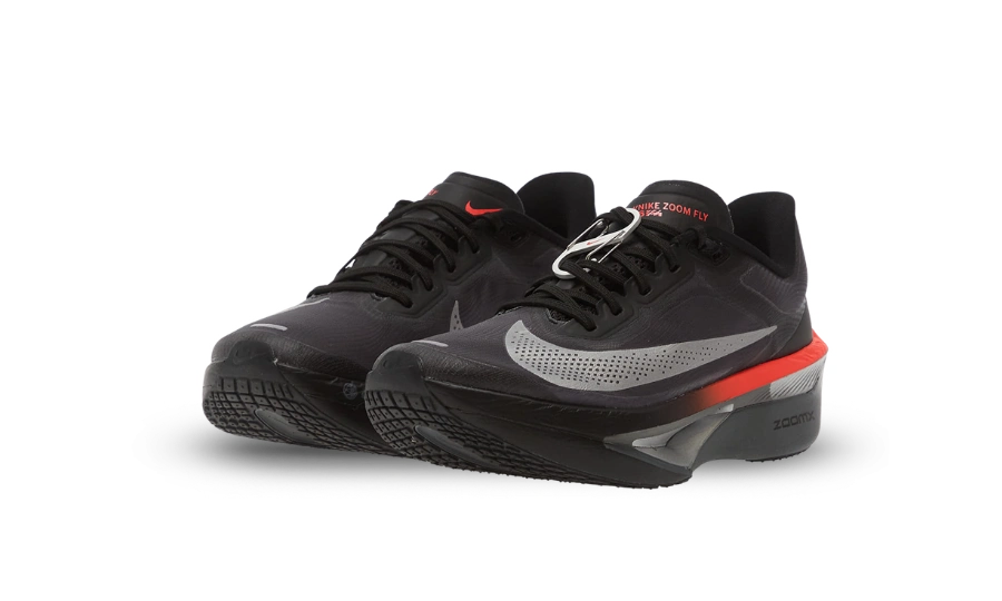 Nike Zoom Fly 6 Black Metallic Silver Crimson - Image 2