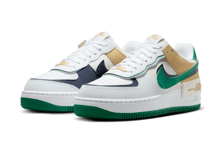 Nike Air Force 1 Low Shadow White Malachite Sesame (W) - Image 1