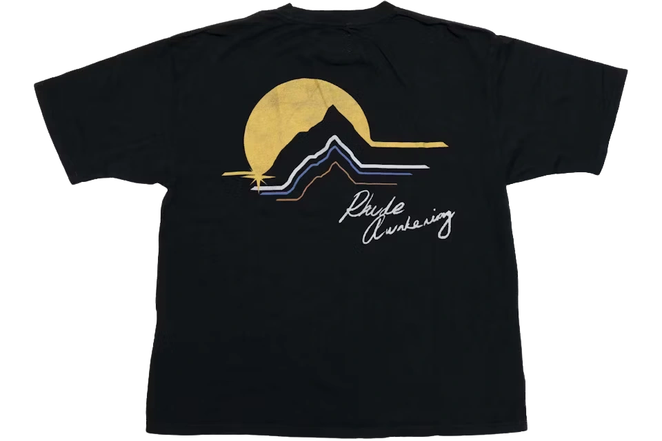 Rhude Awakening Tee Black - Image 1