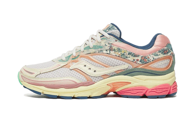 Saucony ProGrid Omni 9 Floral Beige Blue productfoto