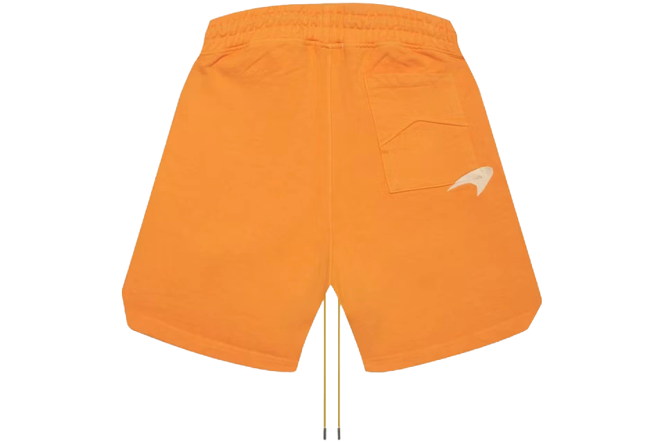 Rhude Terry Trackside Shorts Orange - Image 1