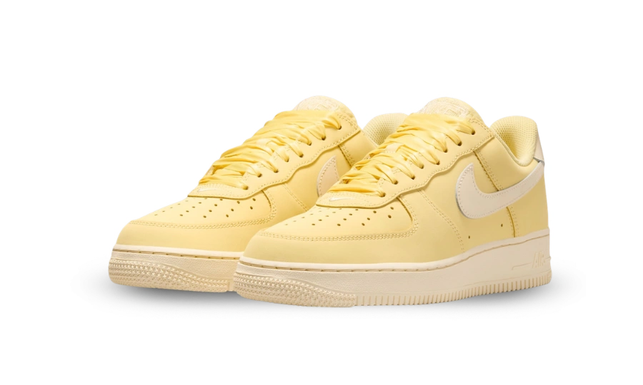 Nike Air Force 1 Premium 'Soft Yellow' - Image 1