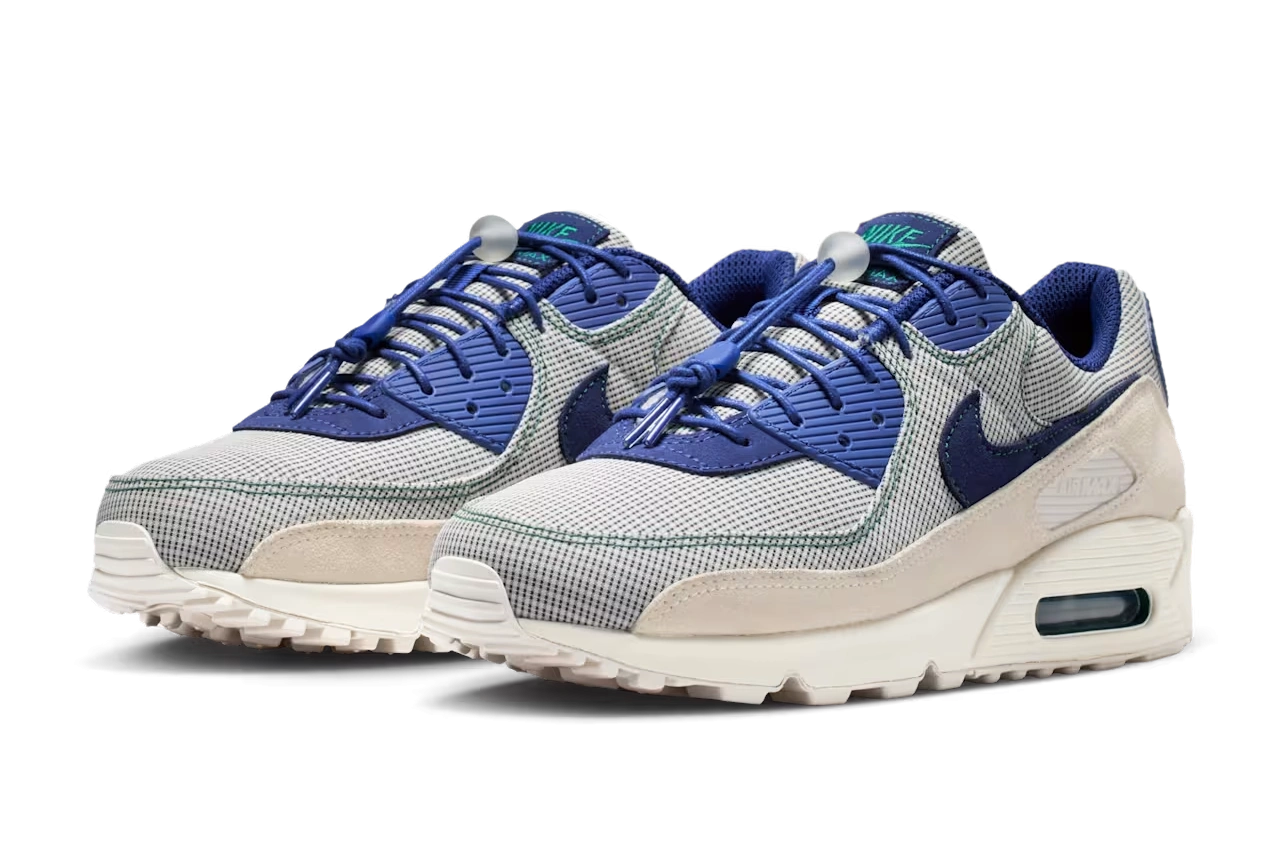 Nike Air Max 90 Coconut Milk Deep Royal Blue - Image 2