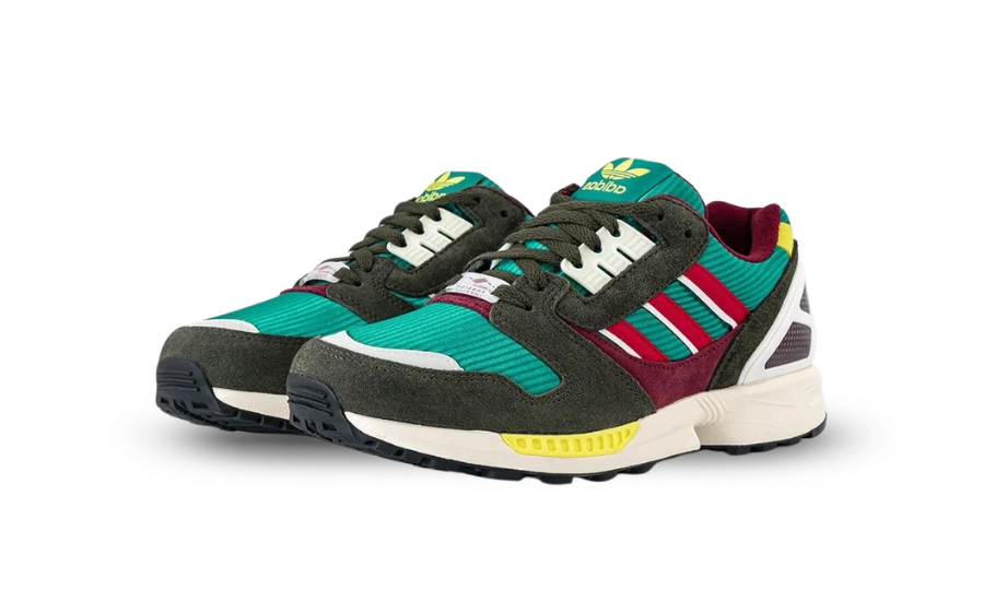adidas ZX 8000 Offspring Green Better Scarlet - Image 1