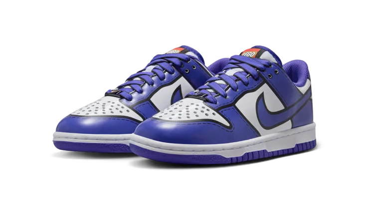 Nike Dunk Low LEGO White Bright Concord (GS) - Image 2