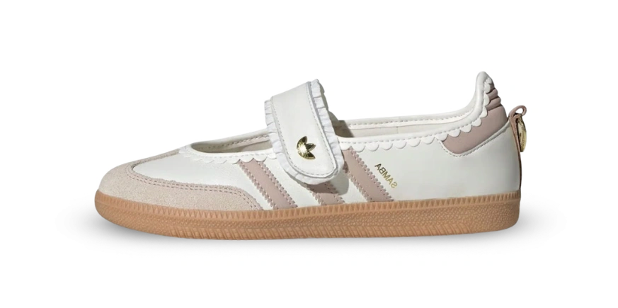 adidas Samba Jane Ruffle Pack White Pink Gum (W)