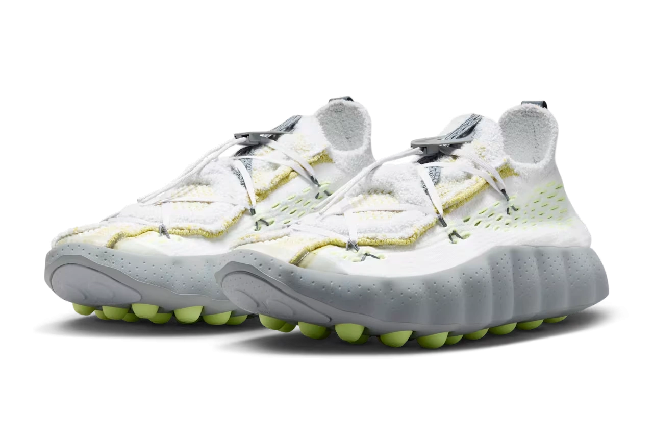 Nike Mind 002 Flyknit White Dark Grey Volt - Image 1