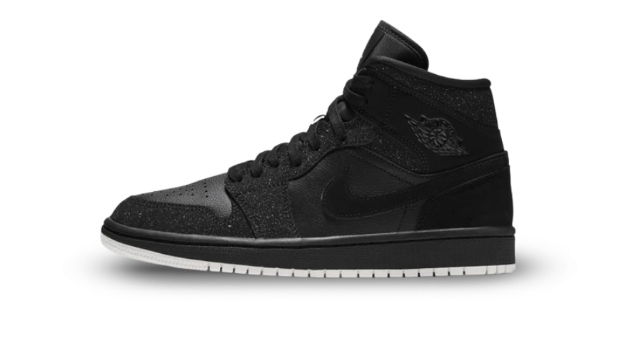 Foto del prodotto Jordan 1 Mid Glitter Black (W)