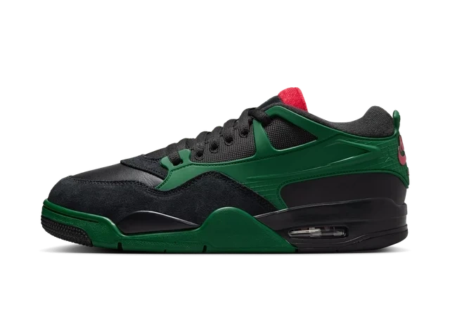 Photo du produit Jordan 4 RM Black Gorge Green University Red