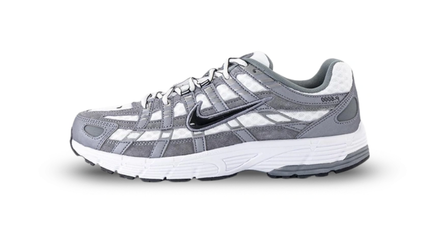 Nike P-6000 White Metallic Cool Grey Black product photo