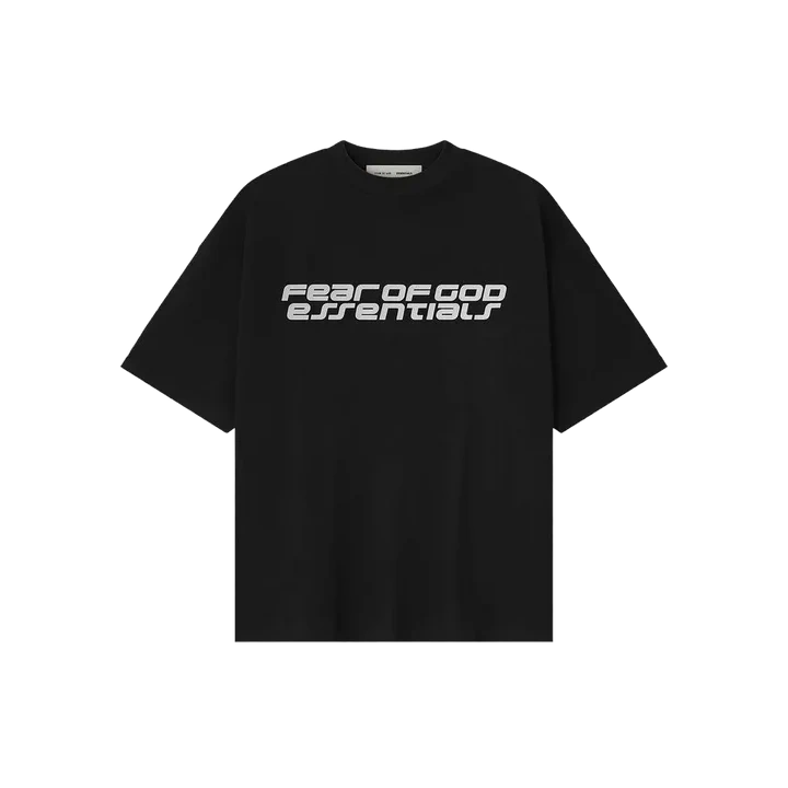 Fear of God Essentials 90's Short Sleeve Tee Vintage Black/White