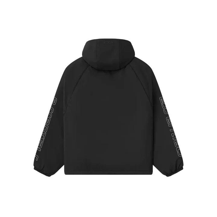 Fear of God Essentials Tech Nylon Half Zip Anorak Vintage Black - Image 1