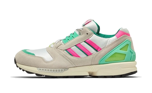 adidas ZX 8000 Made in Germany Off White Pink Court Green Produktfoto