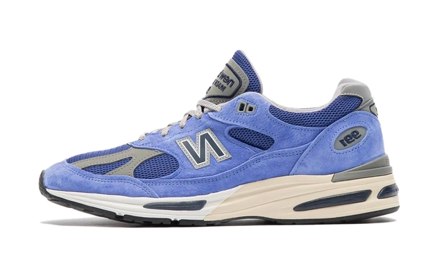 New Balance 991v2 MiUK Summer Brights Baja Blue productfoto