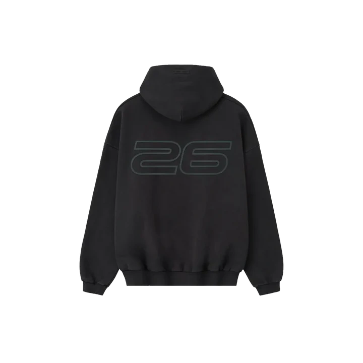 Fear of God Essentials 90's Hoodie Vintage Black - Image 1