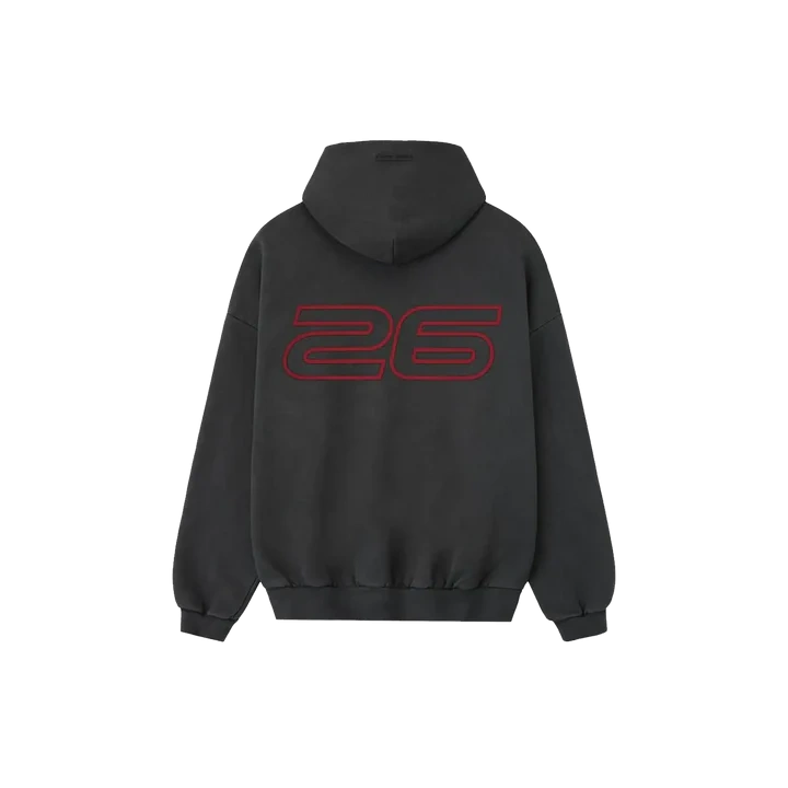 Fear of God Essentials 90's Hoodie Iron Grey - Image 1