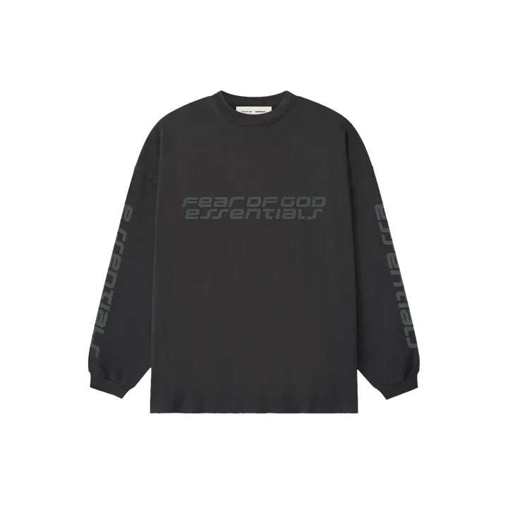 Fear of God Essentials 90s Longsleeve 'Vintage Black' product photo