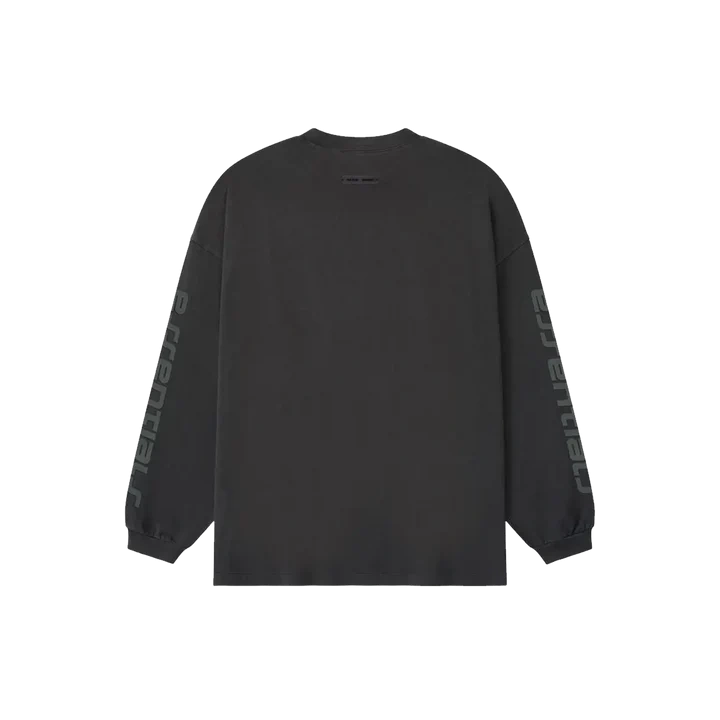 Fear of God Essentials 90s Longsleeve 'Vintage Black' - Image 1
