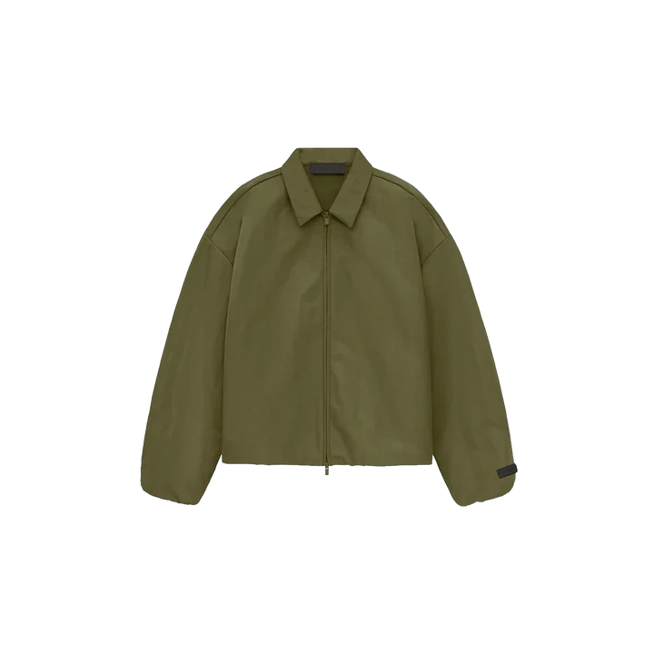 Fear of God Essentials Textured Nylon Trucker Jacket Military Produktfoto