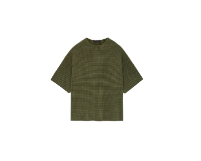 Foto del prodotto Fear of God Essentials Heavy Waffle Short Sleeve Crewneck Sweater Military