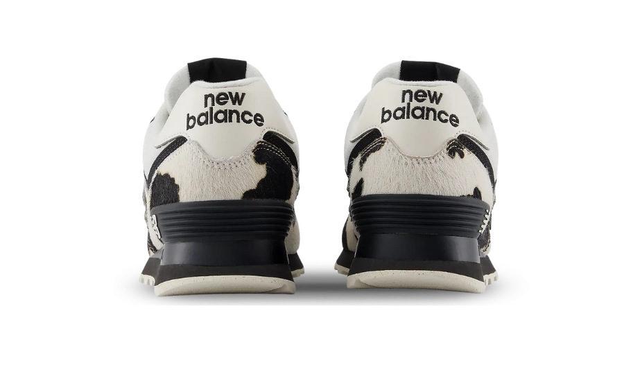 New Balance 574 Cow Print Black Linen (W) - Image 1