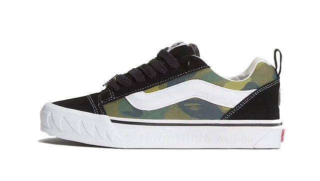 Vans Knu Skool Bape Camo Green productfoto
