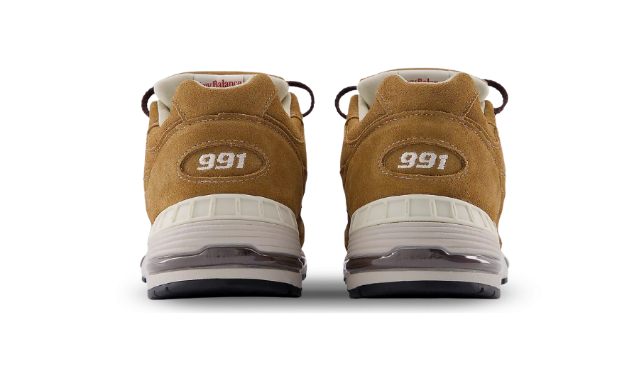 New Balance 991v1 Luxe Suede MiUK Dijon Castle Wall - Image 1