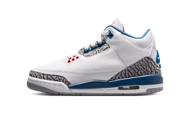 Photo du produit Jordan 3 Retro True Blue (2026) (GS)