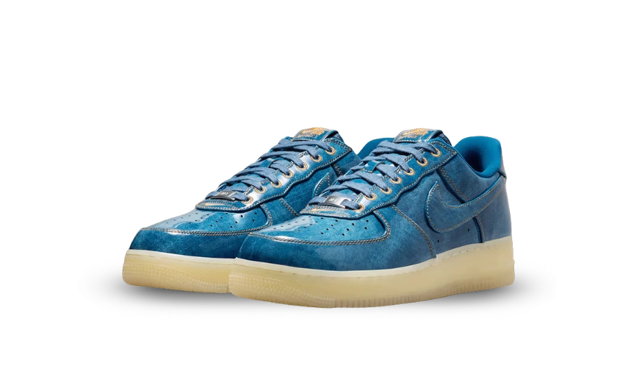 Nike Air Force 1 Low Patent Denim - Image 1