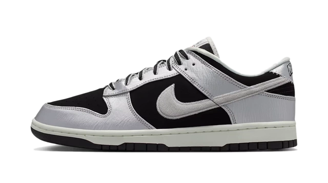 Nike Dunk Low Retro Starter Jacket Metallic Silver Black product photo