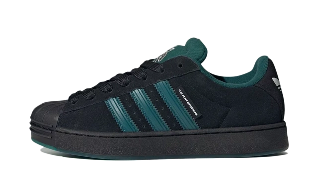 adidas Superstar St 'Core Black & Rich Green' product photo