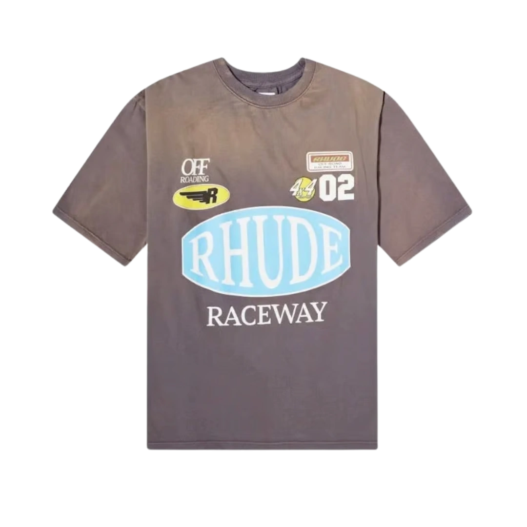 Rhude Raceway T-shirt 'Vintage Grey' product photo