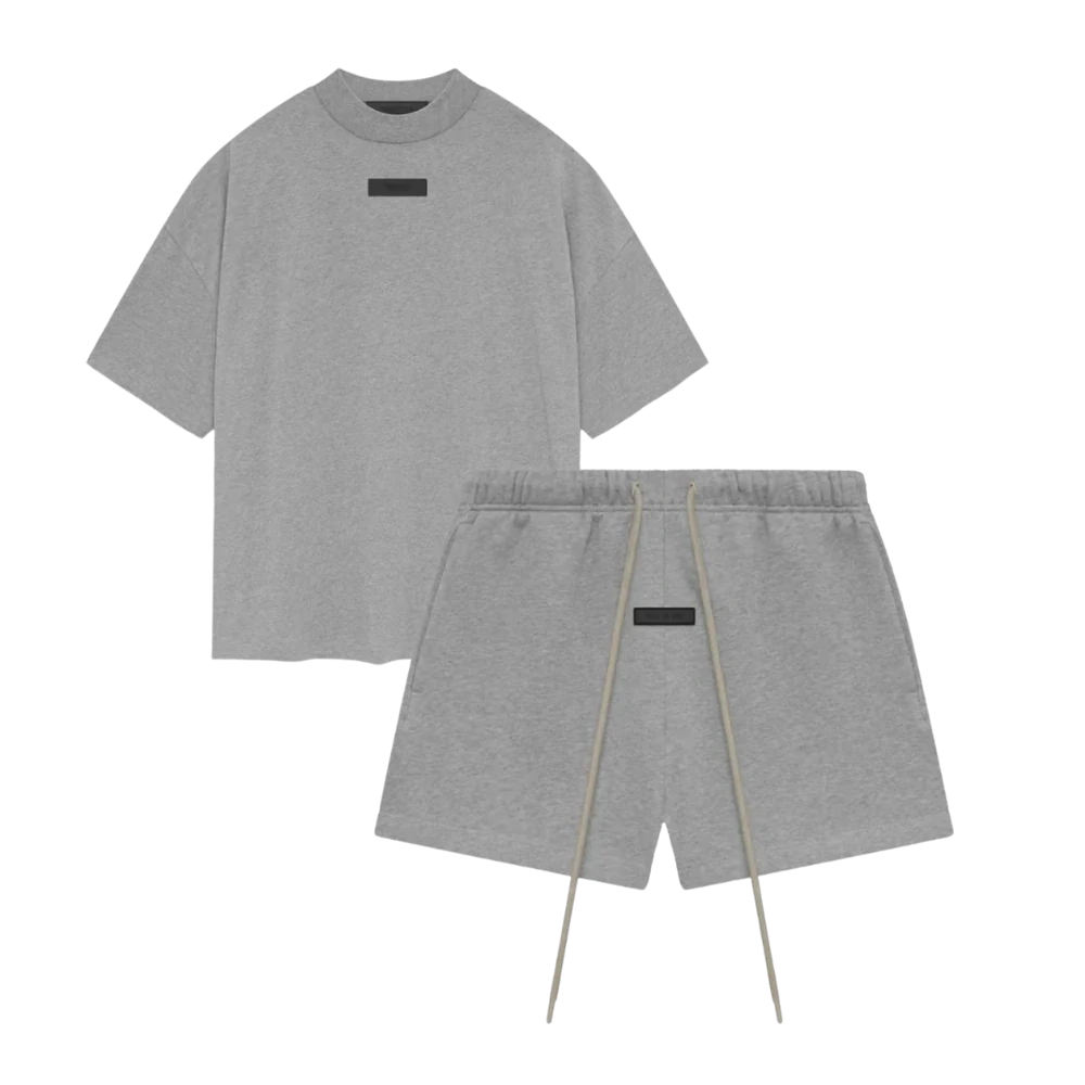 Foto del prodotto Fear of God Essentials Dark Heather Oatmeal Summer Set