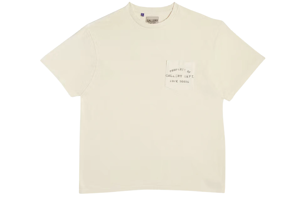 Gallery Dept. Property Of Stencil Tee Tee Natural