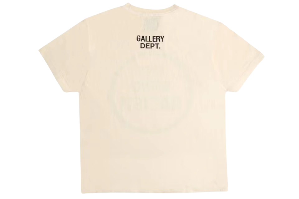 Gallery Dept. Stop Being Racist T-shirt Cream - Image 1