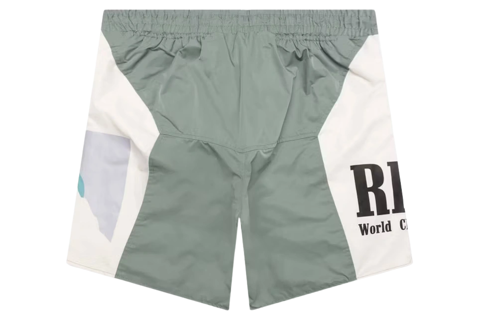Rhude Senna Flight Shorts Sage/Cream - Image 1