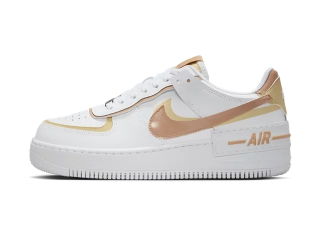 Nike Air Force 1 Low Shadow White Team Gold Rattan (W)