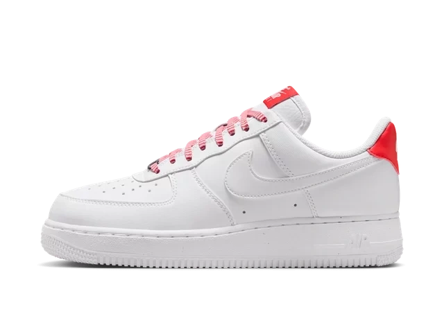 Nike Air Force 1 Low '07 White Pink Foam Metallic Silver Light Crimson (W)