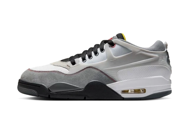 Jordan 4 RM Premium White Black Smoke Grey Fire Red