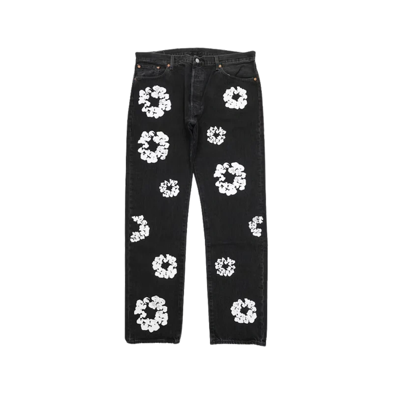 Foto del prodotto Denim Tears X Levi's Cotton Wreath Jean Black