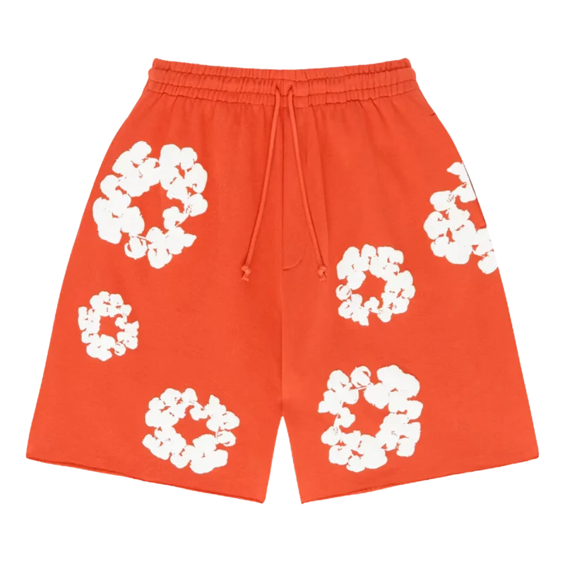 Foto del prodotto Denim Tears The Cotton Wreath Shorts Orange
