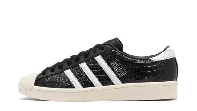 adidas Superstar Vintage Black White Croc (W) product photo