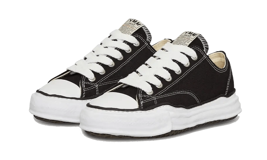 Maison Mihara Yasuhiro Peterson OG Sole Canvas Low Black - Image 1