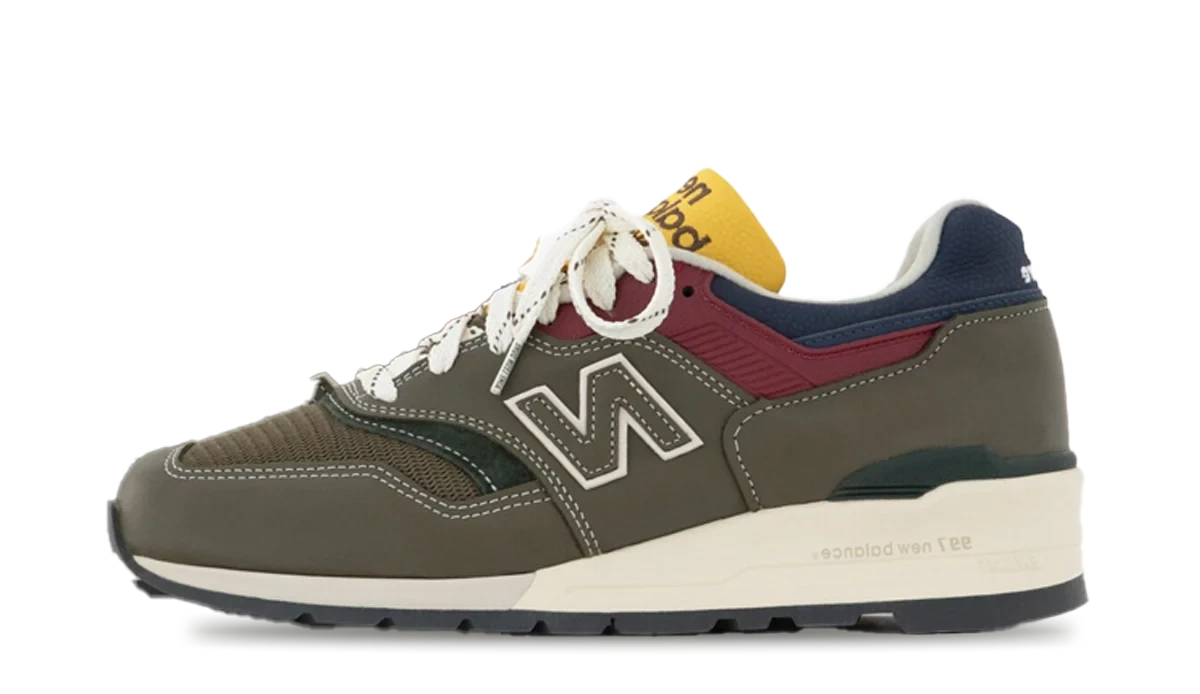 New Balance 997 MiUSA Aimé Leon Dore Dark Moss Angora productfoto