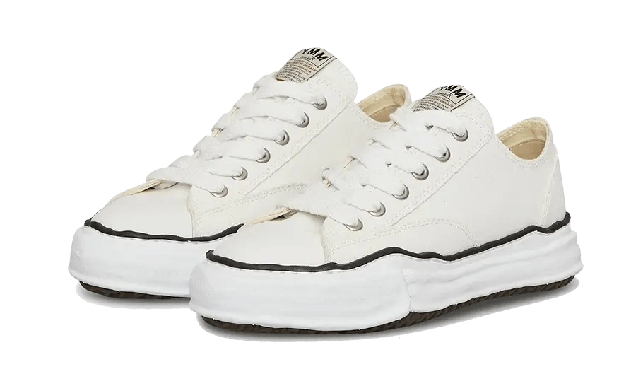 Maison Mihara Yasuhiro Peterson OG Sole Canvas Low White - Image 1