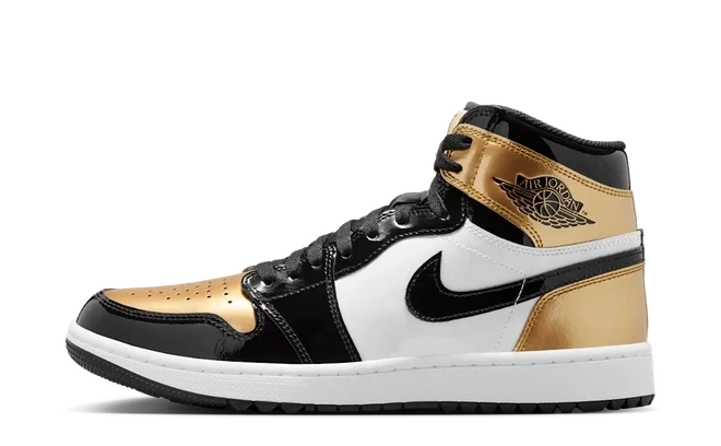 Foto del prodotto Jordan 1 Retro High Golf Patent Gold Toe