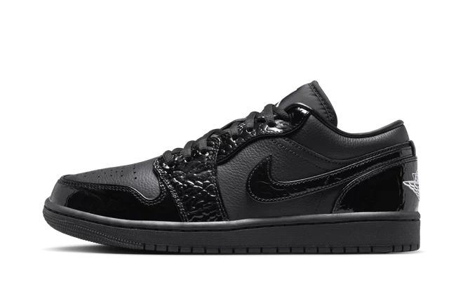 Photo du produit Jordan 1 Low SE Patent Elephant Black (W)