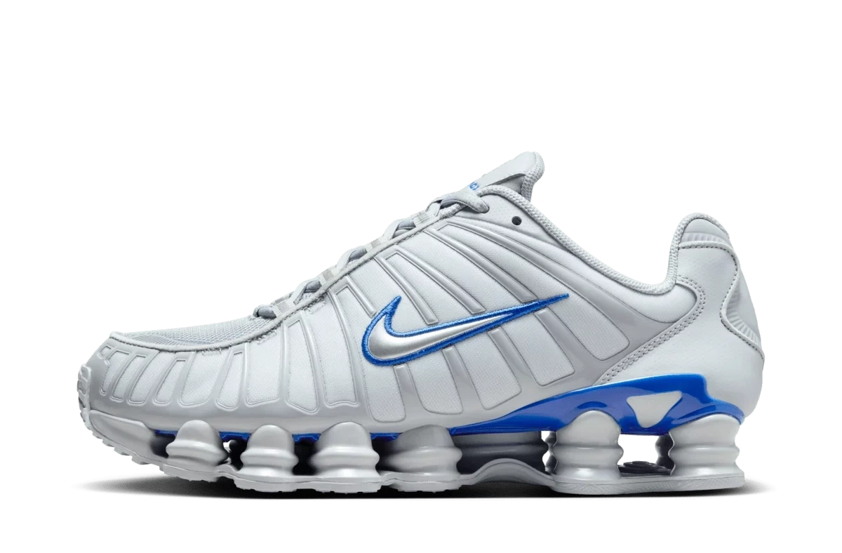 Nike Shox TL Wolf Grey Metallic Silver Blue product photo