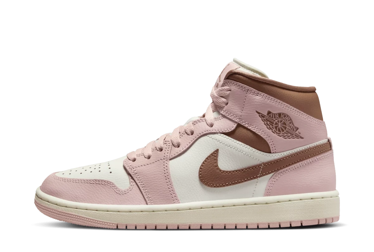 Air Jordan 1 Mid WMNS 'Pink Oxford' (W) productfoto